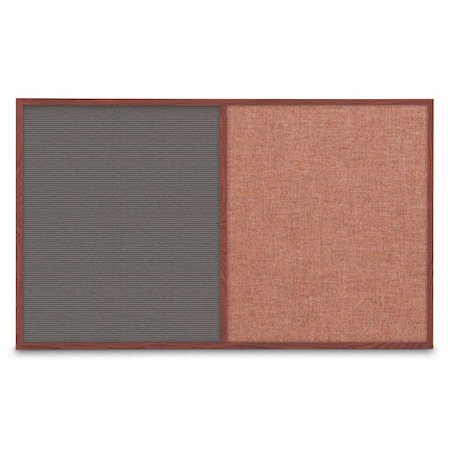 United Visual Products Enclosed Corkboard, 1 Door, 18"x24", 4" Fra, UV3400-BLACK-COBACC UV3400-BLACK-COBACC